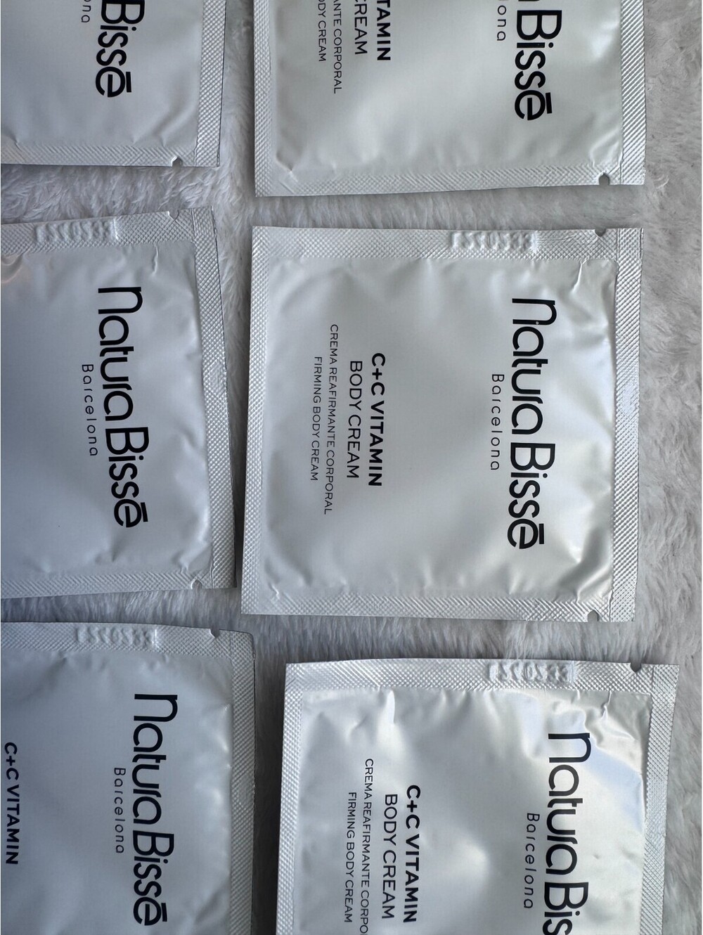 Natura Bisse C+C Vitamin Body Cream Samples X8 Sealed
